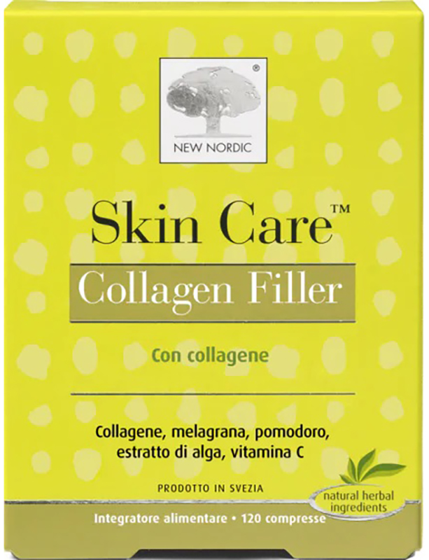 SKIN CARE COLLAGEN FILLER 120 COMPRESSE - pharmaluna