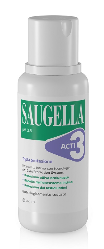 SAUGELLA ACTI3 DETERGENTE INTIMO 250 ML - pharmaluna
