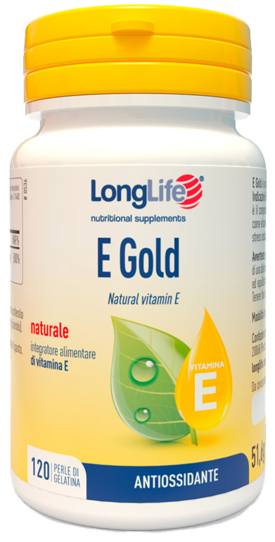 LONGLIFE E GOLD 90UI 120 PERLE - pharmaluna