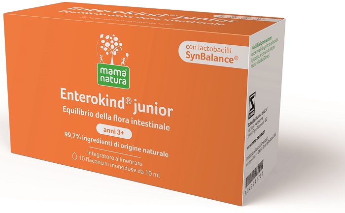 MAMA NATURA ENTEROKIND JUNIOR 10 FLACONCINI 10 ML - pharmaluna