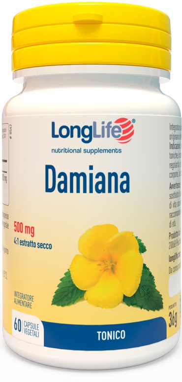 LONGLIFE DAMIANA 60 CAPSULE - pharmaluna