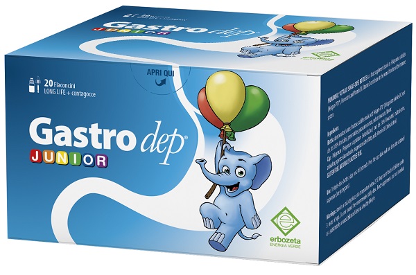 GASTRODEP JUNIOR 20 FLACONCINI - pharmaluna