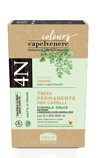 CAPELVENERE COLOURS TINTA CAPELLI 4N CASTANO - pharmaluna