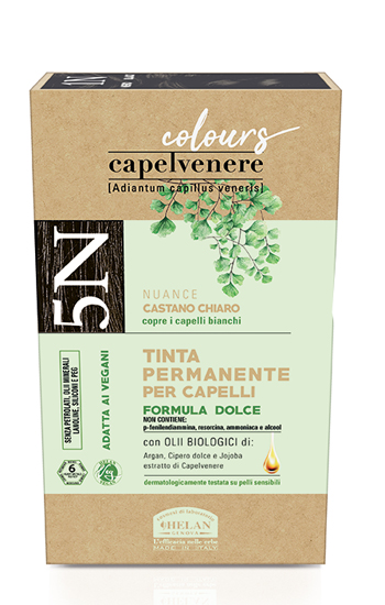 CAPELVENERE COLOURS TINTA CAPELLI 5N CASTANO CHIARO - pharmaluna