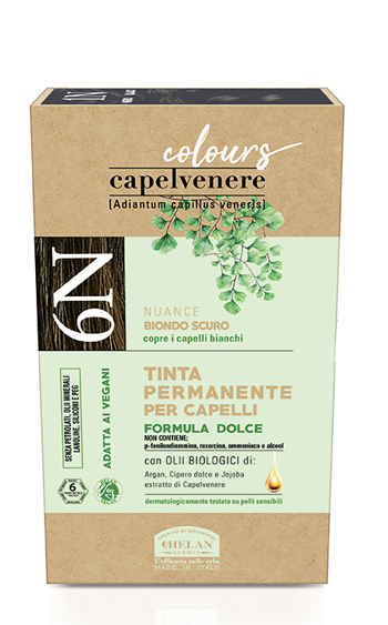 CAPELVENERE COLOURS TINTA CAPELLI 6N BIONDO SCURO - pharmaluna