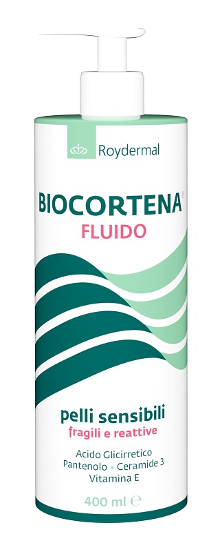 BIOCORTENA FLUIDO PELLI SENSIBILI 400 ML - pharmaluna