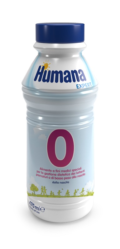 HUMANA 0 EXPERT 470 ML BOTTIGLIA - pharmaluna