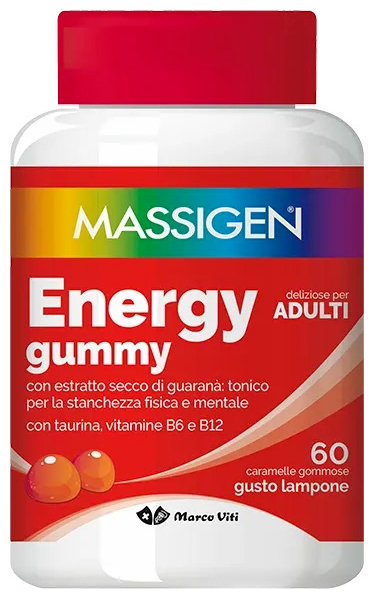 MASSIGEN ENERGY GUMMY 60 CARAMELLE - pharmaluna