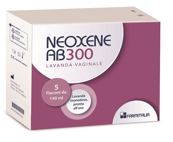 NEOXENE AB 300 LAVANDA VAGINALE 5 FLACONI DA 140 ML - pharmaluna