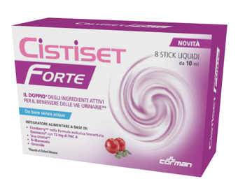 CISTISET FORTE 8 STICK DA 10 ML - pharmaluna