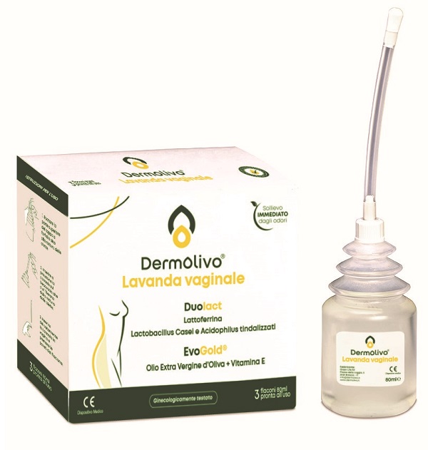 DERMOLIVO LAVANDA VAGINALE 3 FIALE DA 80 ML - pharmaluna