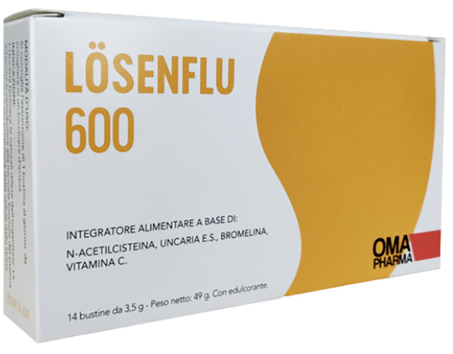 LOSENFLU 600MG 14 BUSTINE 3,5 G - pharmaluna