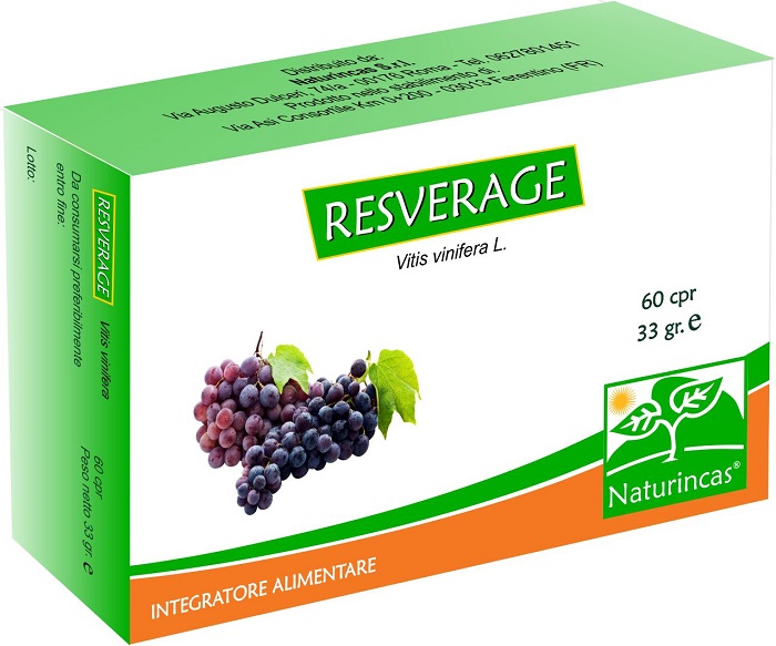 RESVERAGE NATURINCAS 60 CAPSULE - pharmaluna