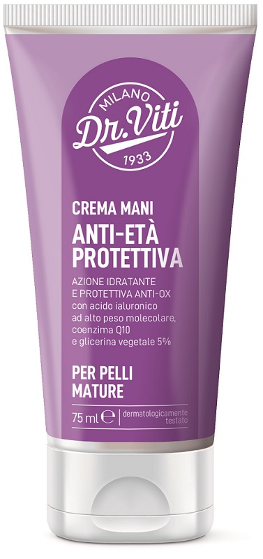 DR VITI CREMA MANI ANTI ETA' PROTETTIVA 75 ML - pharmaluna