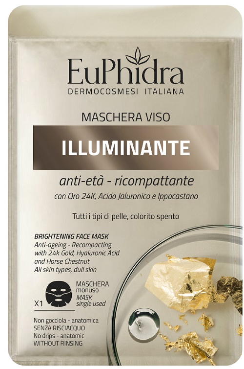 EUPHIDRA MASCHERA VISO ILLUMINANTE 1 PEZZO - pharmaluna