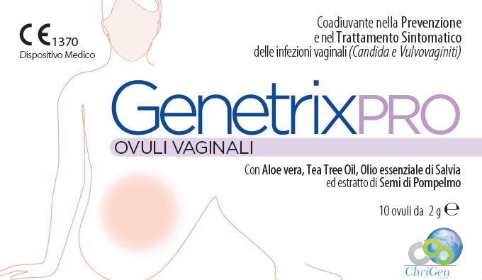 GENETRIX PRO 10 OVULI VAGINALI 2 G - pharmaluna