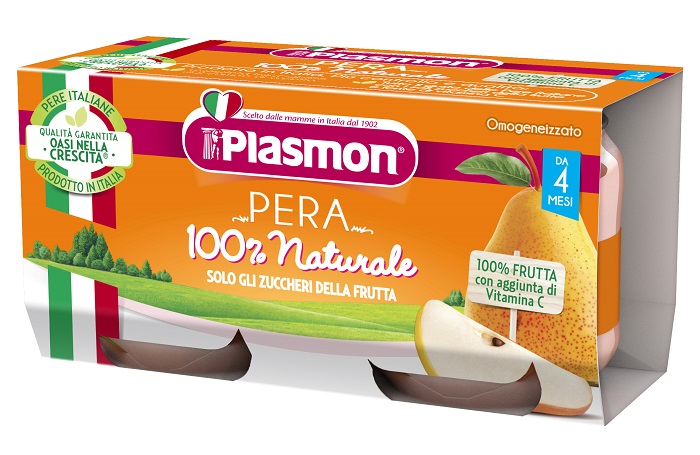 PLASMON OMOGENEIZZATO PERA 2 X 80 G - pharmaluna
