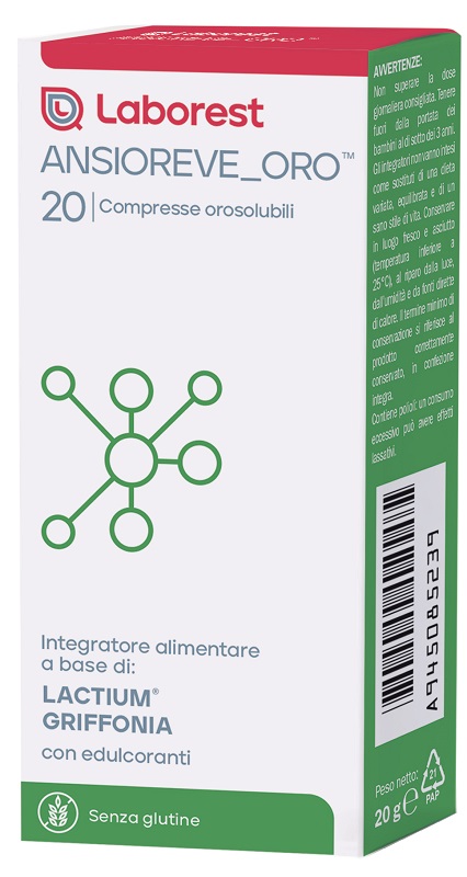 ANSIOREVE ORO 20 COMPRESSE - pharmaluna