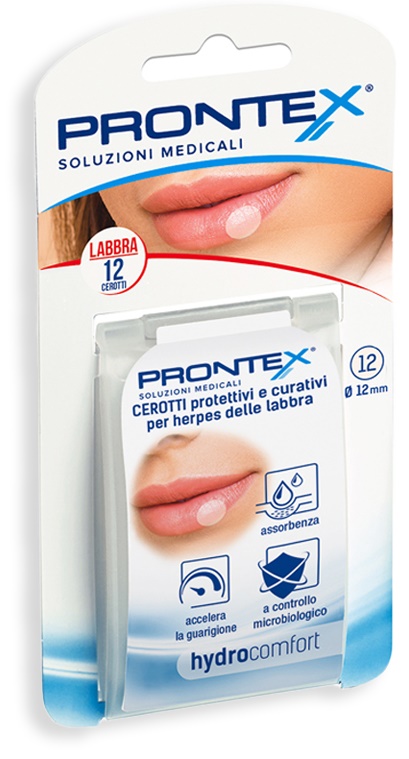 PRONTEX HYDROCOMFORT HERPES 12 PEZZI - pharmaluna