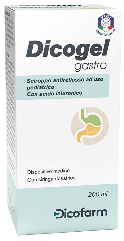 SCIROPPO ANTIREFLUSSO PEDIATRICO DICOGEL GASTRO 200 ML - pharmaluna