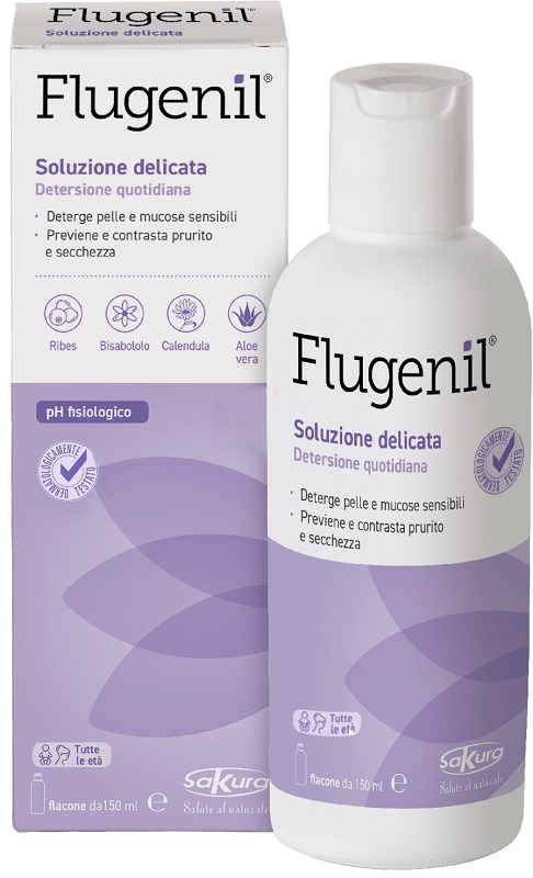 FLUGENIL SOLUZIONE INTIMA DELICATA 150 ML - pharmaluna