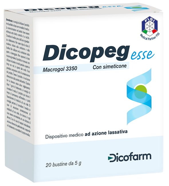 DICOPEG ESSE 20 BUSTE 5 G MACROGOL 3350 - pharmaluna