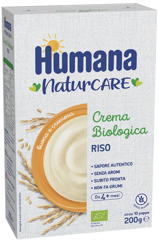 HUMANA CREMA DI RISO BIOLOGICO 200 G - pharmaluna