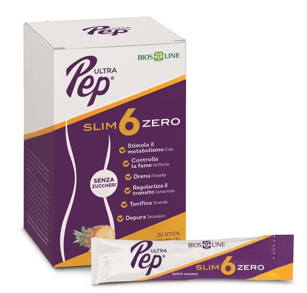ULTRA PEP SLIM 6 ZERO ANANAS 20 STICK - pharmaluna