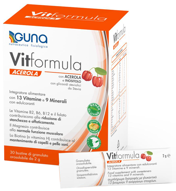 VITFORMULA ACEROLA 30 STICK 2 G - pharmaluna