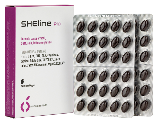 SHELINE PIU' MENOPAUSA 60 SOFTGEL - pharmaluna