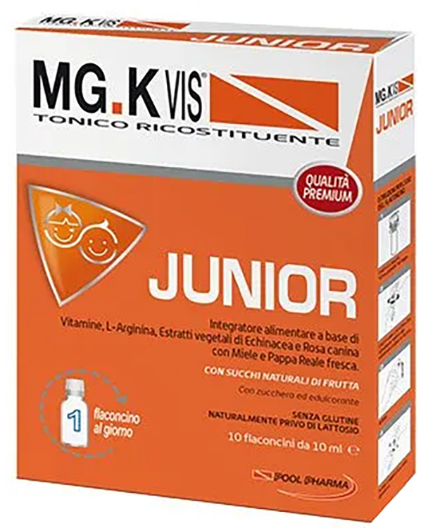 MGK VIS TONICO RICOSTITUENTE JUNIOR 10 FLACONCINI DA 10 ML - pharmaluna