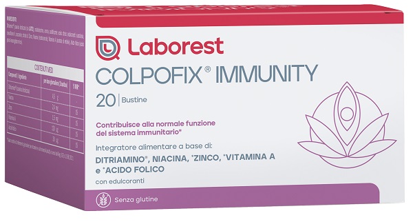 COLPOFIX IMMUNITY 20 BUSTINE SENZA GLUTINE CON EDULCORANTI - pharmaluna