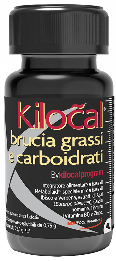 KILOCAL BRUCIA GRASSI E CARBOIDRATI 30 COMPRESSE - pharmaluna