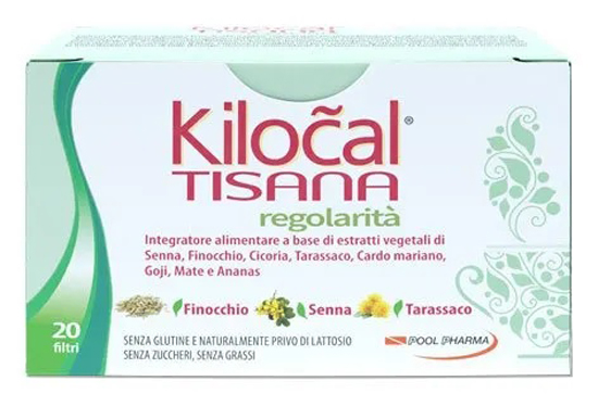 KILOCAL TISANA REGOLARITA' 20 FILTRI - pharmaluna