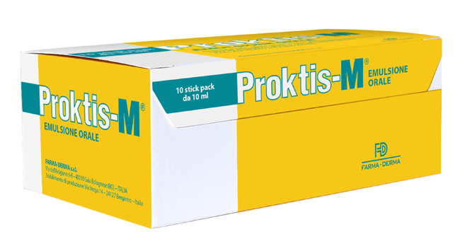 PROKTIS-M EMULSIONE ORALE 10 STICK DA 10 ML - pharmaluna