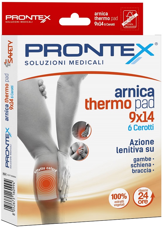 CEROTTO PRONTEX ARNICA THERO PAD 9 X 14 6 PEZZI - pharmaluna