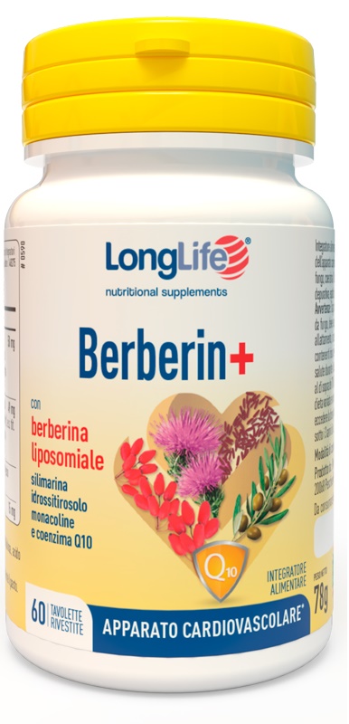 LONGLIFE BERBERIN+ 60 TAVOLETTE RIVESTITE - pharmaluna