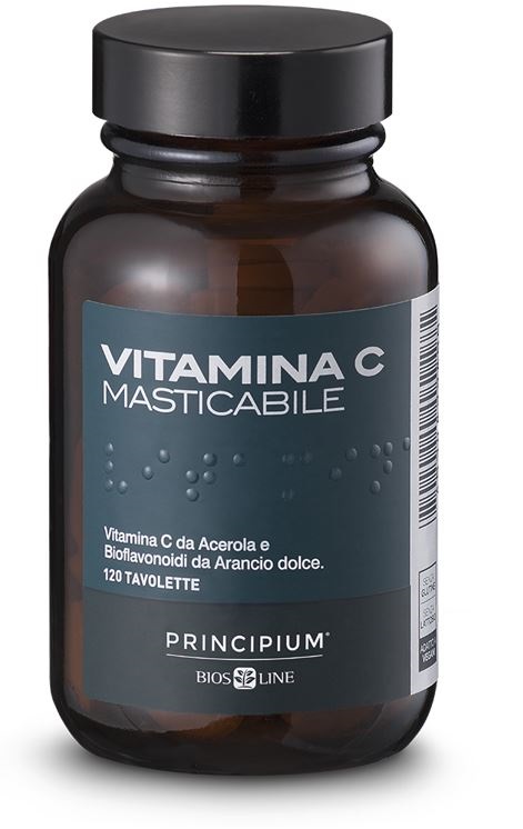 PRINCIPIUM VITAMINA C MASTICABILE 120 TAVOLETTE - pharmaluna