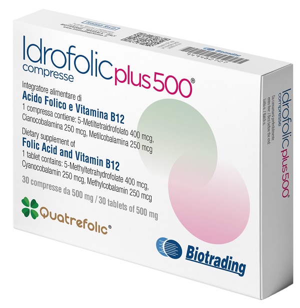 IDROFOLIC PLUS 500 30 COMPRESSE - pharmaluna