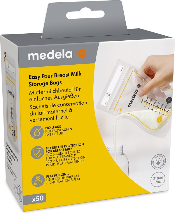 EASY POUR SACCA CONSERVAZIONE LATTE MATERNO 50 PEZZI - pharmaluna