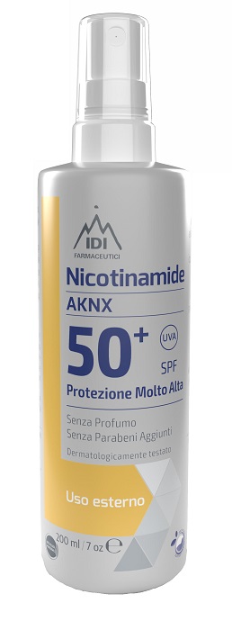 NICOTINAMIDE AKNX SPF50+ 200 ML - pharmaluna