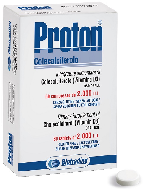PROTON 60 COMPRESSE 2000 UI - pharmaluna