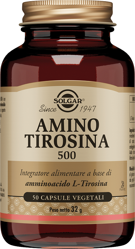 AMINO TIROSINA 500 50 CAPSULE VEGETALI - pharmaluna