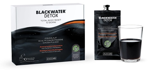 BLACK WATER DETOX 10 BUSTE DA 20 ML - pharmaluna