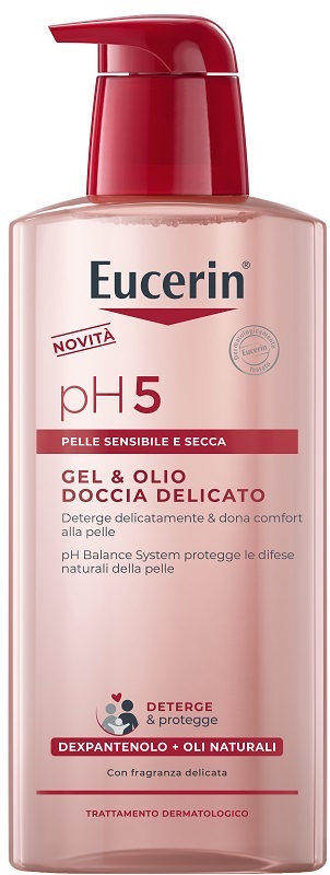 EUCERIN GEL & OLIO DOCCIA DELICATO 400 ML - pharmaluna