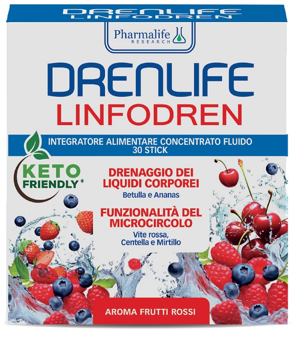 DRENLIFE LINFODREN 30 STICK - pharmaluna