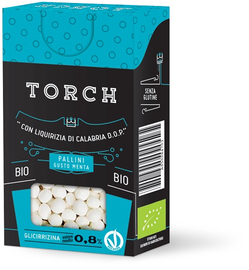 TORCH LIQUIRIZIA PALLINI MENTA BIO 20 G - pharmaluna