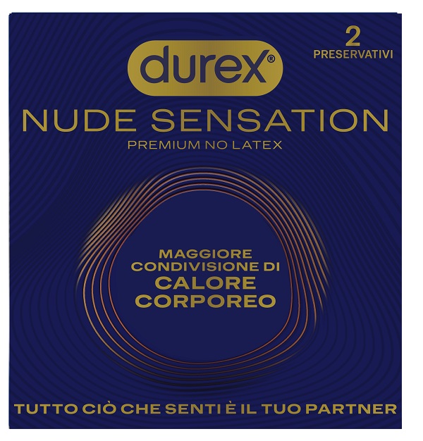 PRESERVATIVO DUREX NUDE SENSATION 2 PEZZI - pharmaluna