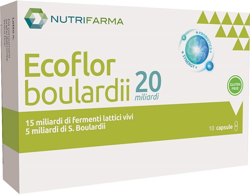 ECOFLOR BOULARDII 20 MILIARDI 10 CAPSULE - pharmaluna