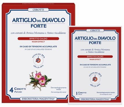 ARTIGLIO FORTE CEROTTI 4 PEZZI - pharmaluna